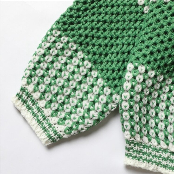 Plus Two Tone Drop Shoulder Sweater - Picture 6 of 6